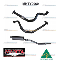 TOYOTA LANDCRUISER HZJ75/78 SERIES UTE TROOPY 2.5" MANTA EXHAUST FROM MANIFOLD