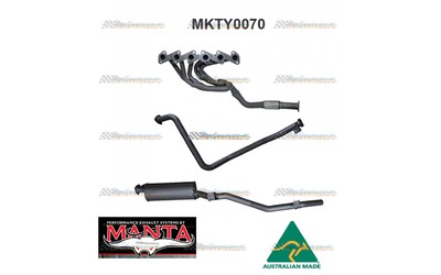 TOYOTA LANDCRUISER HZJ79 SERIES 4.2 DIESEL EXTRACTORS & 2.5" MANTA EXHAUST