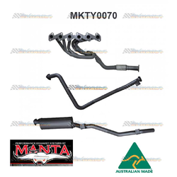 TOYOTA LANDCRUISER HZJ79 SERIES 4.2 DIESEL EXTRACTORS & 2.5" MANTA EXHAUST
