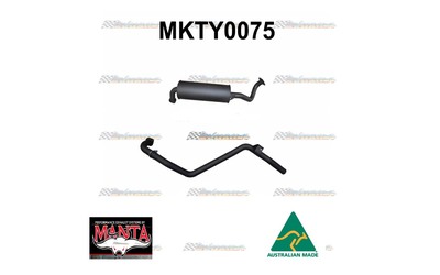 TOYOTA LANDCRUISER HZJ80 80 SERIES 4.2LT DIESEL 2.5" MANTA EXHAUST