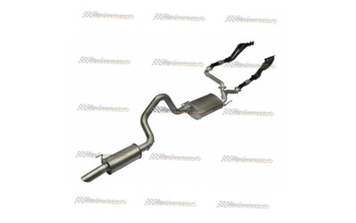 TOYOTA LANDCRUISER 100 SERIES 4.7LT V8 3" MANTA EXHAUST AND EXTRACTORS