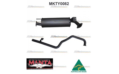 TOYOTA LANDCRUISER HZJ105 SERIES 4.2LT DIESEL MANTA 2.5" EXHAUST