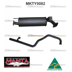 TOYOTA LANDCRUISER HZJ105 SERIES 4.2LT DIESEL MANTA 2.5" EXHAUST