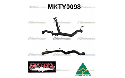 TOYOTA LANDCRUISER 200 SERIES 4.5LT TD V8  MANTA 3" DPF BACK EXHAUST