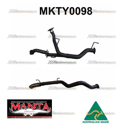 TOYOTA LANDCRUISER 200 SERIES 4.5LT TD V8  MANTA 3" DPF BACK EXHAUST