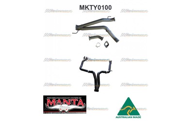 TOYOTA LANDCRUISER 200 SERIES 4.5LT TD V8 MANTA TWIN 3" DPF BACK EXHAUST