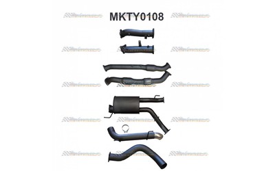 TOYOTA LANDCRUISER 200 SERIES 4.5LT V8 DUAL 3" INTO 4" MANTA EXHAUST
