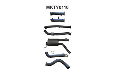 TOYOTA LANDCRUISER 200 SERIES 4.5L V8 DUAL 3" INTO 4" MANTA EXHAUST