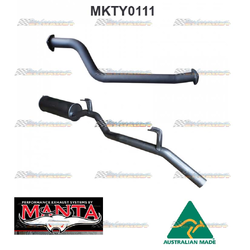 2.5" Exhaust - Toyota Landcruiser HJ75 4.0L 2H Diesel Ute & Troopy