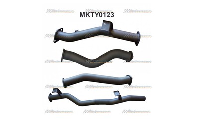 TOYOTA LANDCRUISER 70 SERIES 2016-ON UTE SINGLE & DUAL CAB 4.5L V8 DPF BACK