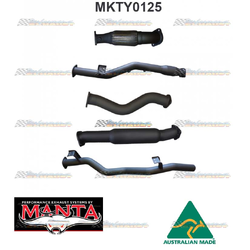 TOYOTA LANDCRUISER 70 SERIES 2016-ON UTE SINGLE & DUAL CAB 4.5L MANTA 3" EXHAUST