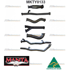 TOYOTA LANDCRUISER 70 SERIES 2016-ON SINGLE & DUAL CAB 4.5 V8 MANTA TWIN EXHAUST