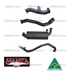 TOYOTA LANDCRUISER HZJ80 SERIES 3" MANTA DTS TURBO BACK EXHAUST