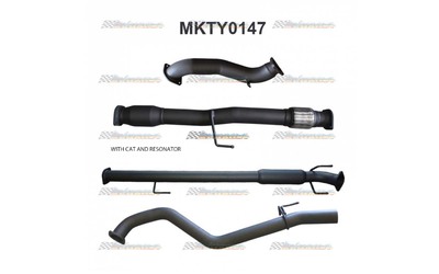 TOYOTA HILUX KUN026R D4D 2005-2015 3.0LT TD 3" MANTA TURBO BACK EXHAUST