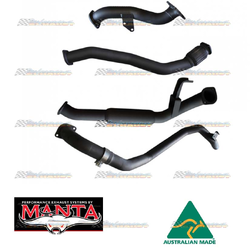 TOYOTA LANDCRUISER HDJ80 SERIES 3" MANTA TURBO BACK  EXHAUST
