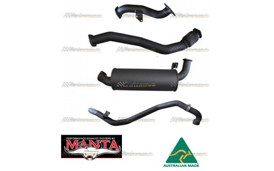 TOYOTA LANDCRUISER HZJ80 SERIES 3" MANTA TURBO BACK EXHAUST SUITS CT26 