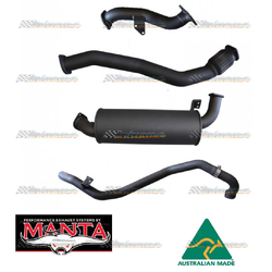 TOYOTA LANDCRUISER HZJ80 SERIES 3" MANTA TURBO BACK EXHAUST SUITS CT26 