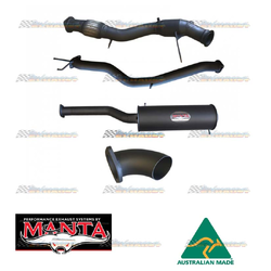 VW AMAROK JUNE 2011-JUNE2012 MANTA 3"TURBO BACK EXHAUST TDI400-420 2.0L BI-TURBO UTE
