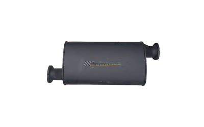 19" LONG 3" O/O 11"x6" OVAL MILD STEEL REDBACK UNIVERSAL SPORTS MUFFLER EXHAUST
