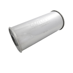Universal Muffler 2.25" Centre/Centre - 12" Long x 5" ROUND - Megaflow