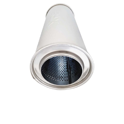 Universal Muffler 3.5" Centre/Centre - 14" Long x 5" ROUND - Megaflow