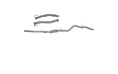 3" Turbo Back Exhaust  - Nissan Navara D23 NP300 2.3L YS23DDTT (2015 onward)