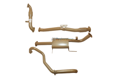 NISSAN PATROL GU UTE 3.0LT TD 2007-ON 3" KING BROWN STAINLESS EXHAUST WITH CAT 