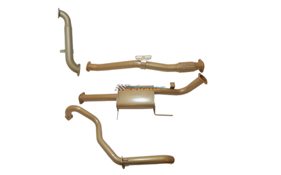 NISSAN PATROL GU UTE 3.0LT TD 2000-ON 3" KING BROWN STAINLESS EXHAUST W/OUT CAT 
