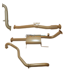 NISSAN PATROL GU WAGON 3.0LT 2004-ON 3" KING BROWN STAINLESS EXHAUST W/OUT CAT  