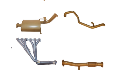 NISSAN PATROL GQ / MAVERICK 4.2LT PET/DIESEL SWB  EXTRACTORS & 2.5" EXHAUST