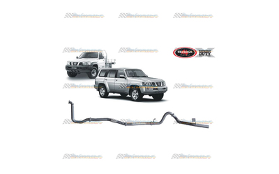NISSAN PATROL GU 3.0LT TD REDBACK EXTREME 3" EXHAUST WITH PIPE ONLY