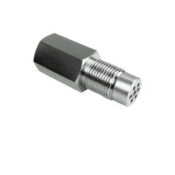 Oxygen Sensor O2 Adapter with Cat Converter - Check Engine Light Fix - Straight 