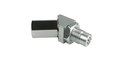 Oxygen Sensor O2 Adapter with Cat Converter - Check Engine Light Fix - 45 Degree