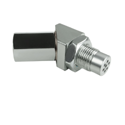 Oxygen Sensor O2 Adapter with Cat Converter - Check Engine Light Fix - 45 Degree