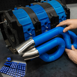 Header Pro Block Kit - 1D & 1.5D Bends - Sizes 1.5" to 2.25"