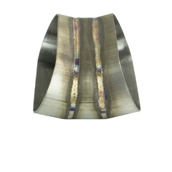Pie Cut Bend OVAL - 3" x 45 Degree - 304 Stainless - Welded