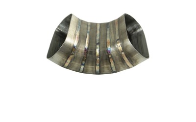 Mandrel Bend OVAL - 3.5" x 90 Degree - Pie Cut Welded 304 Stainless