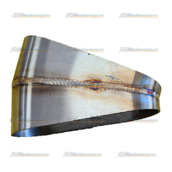 Pie Cut Bend OVAL - 4" x 30 Degree - 304 Stainless - Welded