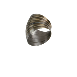 Pie Cut Bend ROUND - 3" x 45 Degree - 304 Stainless