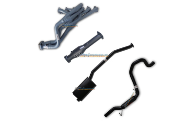 Ford Falcon EA EB ED EF EL AU Sedan 6cyl - Extractors, Cat & 2.5" Exhaust