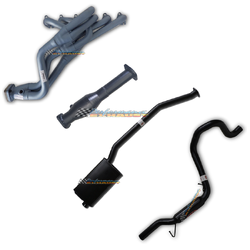 Ford Falcon EA EB ED EF EL AU Sedan 6cyl - Extractors, Cat & 2.5" Exhaust