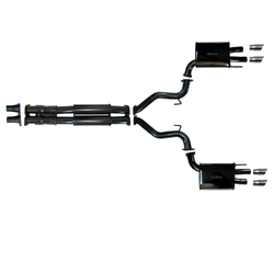 Twin 3" Cat Back Exhaust - Ford Mustang GT Coupe 6th Gen V8 5.0L (2018-23)