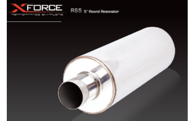 Stainless Steel Xforce 5" RND 14" Long 2.5" Reso