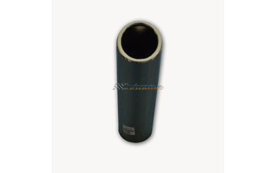 2" ROLLED END ANGLE CUT BLUE DIAMOND CHROME EXHAUST TIP