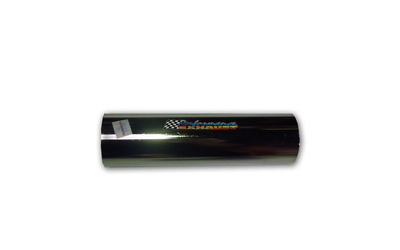 1.5" INLET STRAIGHT CUT BLUE DIAMOND CHROME EXHAUST TIP