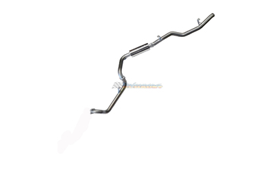 TOYOTA LANDCRUISER 70 79 SERIES 4.5LT V8 3" STAINLESS GENIE DPF BACK EXHAUST