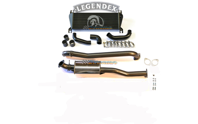 MAZDA BT50 3.2LT TD DPF 3" STAINLESS LEGENDEX DPF BACK EXHAUST & INTERCOOLER P