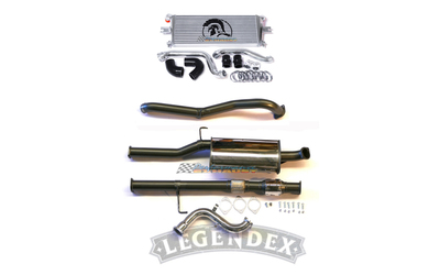 HOLDEN COLORADO RG 2.8LT TD 3" STAINLESS LEGENDEX EXHAUST & INTERCOOLER POLISHED