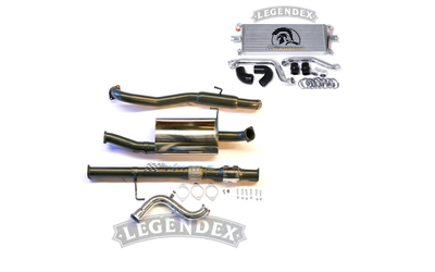 HOLDEN COLORADO 7 2.8LT TD 3" STAINLESS LEGENDEX EXHAUST & INTERCOOLER POLISHED