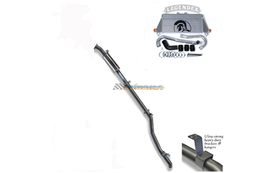 TOYOTA HILUX D4D 2.8LT TD 3" STAINLESS LEGENDEX EXHAUST INTERCOOLER POLISHED